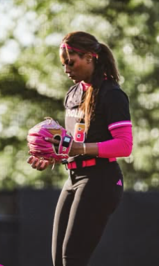 Aleshia Ocasio pictured in the Legacy Creators athlete deck