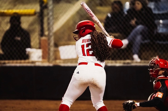 Jasmyn Burns pictured in the Legacy Creators athlete deck